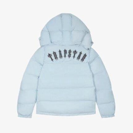 Jacket Puffer Trapstar Irongate Hooded Ice Blue