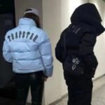 Jacket Puffer Trapstar Irongate Hooded Ice Blue - Image 3