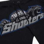 Shorts Trapstar London Shooters Black/Blue - Image 2