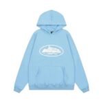 Hoodie Corteiz Alcatraz Baby Blue