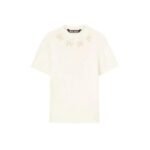 T-shirt Palm Angels Monogram Print Off White