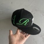 Trapstar Script Fitted Cap Black/Green - Image 5