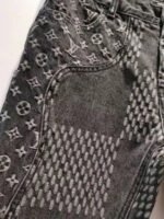 Jeans Louis Vuitton x Nigo Giant Damier Waves MNGM - Image 5