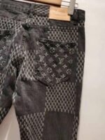 Jeans Louis Vuitton x Nigo Giant Damier Waves MNGM - Image 7