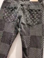 Jeans Louis Vuitton x Nigo Giant Damier Waves MNGM - Image 8