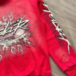 Hoodie Hellstar Records Hoodie Red - Image 5
