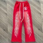Hellstar Red Flare Sweatpants - Image 2