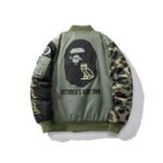 Jacket BAPE x OVO Loose Fit MA-1 Olive Drab