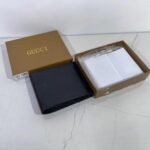 Wallet Gucci Black Embossed Leather - Image 5