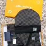 Louis Vuitton Beanie + Scarf - Image 3
