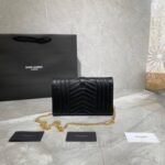 Yves Saint Laurent Small Envelope Chain Wallet - Image 8
