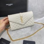 Yves Saint Laurent Small Envelope Chain Wallet - Image 10