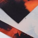 Shirt Prada Orange Black Graphic Print - Image 9