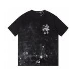 T-shirt Chrome Hearts Floral Graphic Black