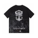 T-shirt Chrome Hearts Floral Graphic Black - Image 2