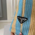 Prada Raffia Logo Tote Bag - Image 6