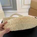 Prada Raffia Tote Bag - Image 11