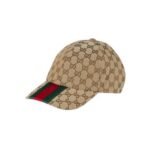 Cap Gucci canvas baseball hat Beige and ebany
