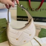 Gucci Marmont GG Half Moon Bag - Image 5