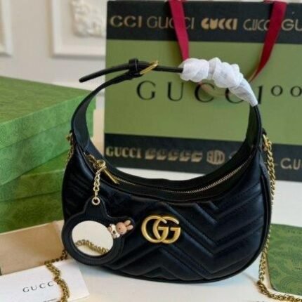 Gucci Marmont Half Moon Bag