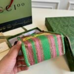 Gucci Straw Mini Shoulder Bag - Image 3