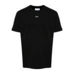 T-shirt Off-White Embroidered Logo Print Black