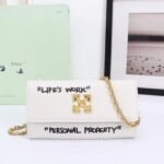 Jitney Slogan-Print Wallet Off-White - Image 8