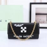 Jitney Slogan-Print Wallet Off-White - Image 12