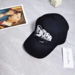 Cap Dior Black Adjustable Logo - Image 4