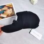 Cap Dior Black Adjustable Logo - Image 8