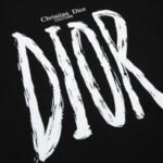 T-shirt Dior Black Graphic Logo Couture - Image 6