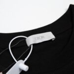 T-shirt Dior Black Graphic Logo Couture - Image 12