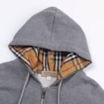 Burberry Embroidered King Logo Zip-Up Hoodie - Image 2