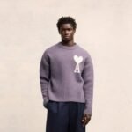 Sweater Ami Paris Ami de Coeur crew neck - Image 5