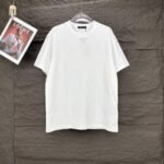 T-shirt Prada Logo Patch Black/White - Image 2