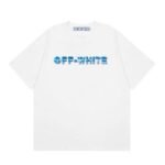 T-shirt Off-White Blue Arrows Logo - Image 2