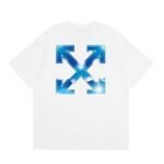 T-shirt Off-White Blue Arrows Logo - Image 5