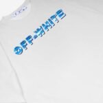 T-shirt Off-White Blue Arrows Logo - Image 7