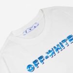 T-shirt Off-White Blue Arrows Logo - Image 9