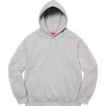 Hoodie Supreme satin-appliqué “Grey” - Image 6