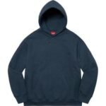 Hoodie Supreme satin-appliqué “Grey” - Image 7