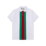 Polo Gucci Vertical Stripe Logo - Image 2