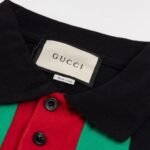 Polo Gucci Vertical Stripe Logo - Image 11