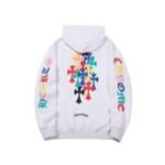 Hoodie Chrome Hearts Colorful Crosses Design - Image 2