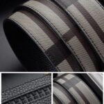 Belt Burberry Plaid with Metal B Buckle - Image 3