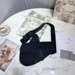 Bag Dior Oblique Black Canvas - Image 2