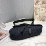 Bag Dior Oblique Black Canvas - Image 4