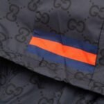 Jacket Windbreaker Gucci Monogram Beige Brown - Image 10