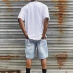 Shorts Ice Cream Running Dog Denim Shorts - Image 9