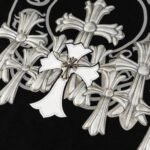 T-shirt Chrome Hearts Multi Cross Black Print - Image 5